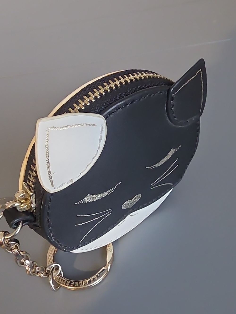 TED BAKER LONDON Tabbiee Cat Coin Keychain - Picture 10 of 10